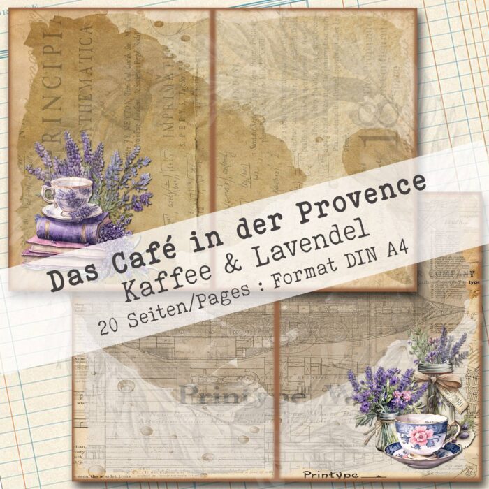 Das Café in der Provence, Kaffee + Lavendel, 20 Seiten [Digital] – Bild 4