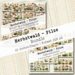Herbstwald - Pilze, Bundle, 26 Seiten [Digital]