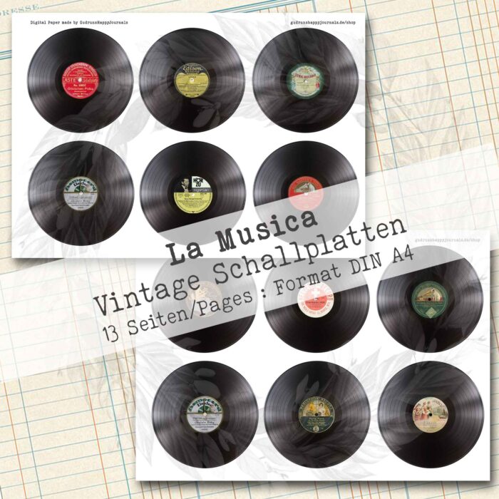 La Musica, Vintage Schallplatten, 13 Seiten [Digital] – Bild 3