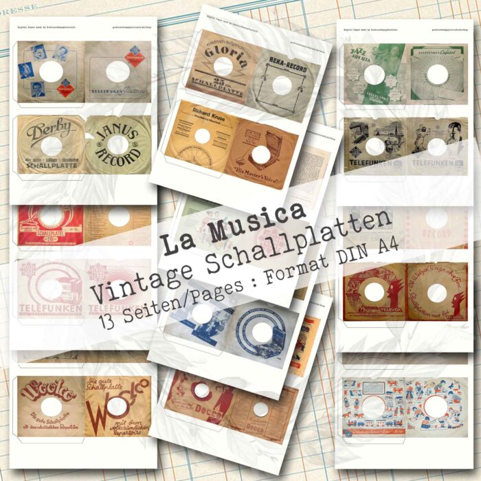 La Musica, Vintage Schallplatten, 13 Seiten [Digital] – Bild 11