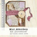 Akkordeon Booklet in 3D, handgefertigt