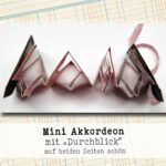 Akkordeon Booklet in 3D, handgefertigt – Bild 4