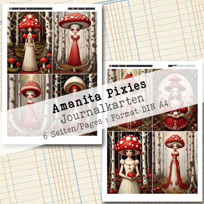 Amanita Pixies, Journal Karten, 6 Seiten [Digital] – Bild 5