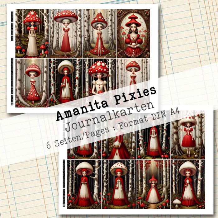 Amanita Pixies, Journal Karten, 6 Seiten [Digital] – Bild 3