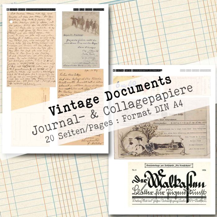 Vintage Dokumente, 20 Seiten [Digital] – Bild 4