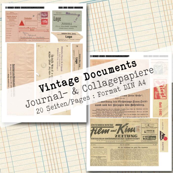 Vintage Dokumente, 20 Seiten [Digital] – Bild 12