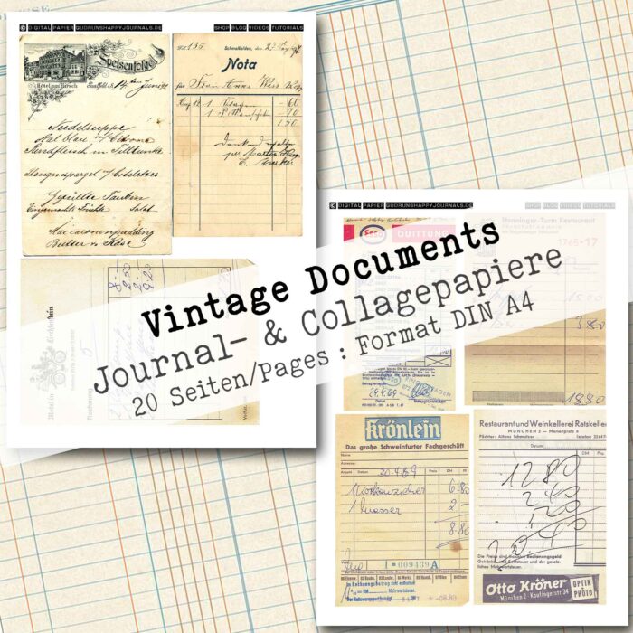 Vintage Dokumente, 20 Seiten [Digital] – Bild 9
