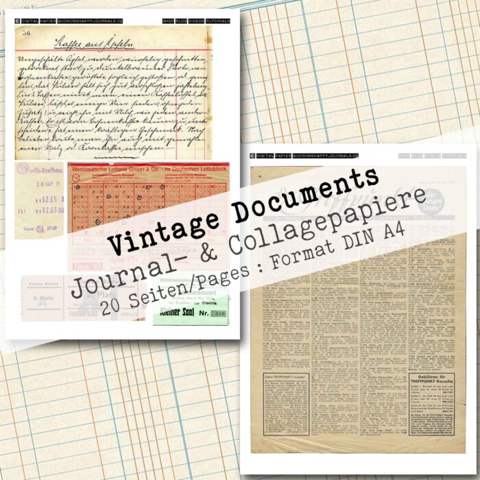 Vintage Dokumente, 20 Seiten [Digital] – Bild 8