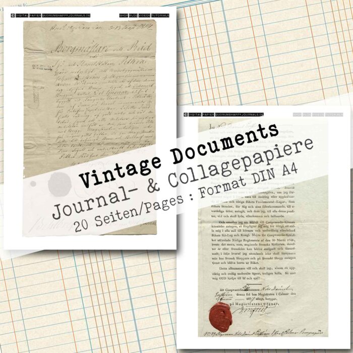 Vintage Dokumente, 20 Seiten [Digital] – Bild 6