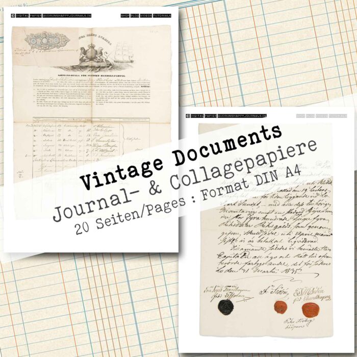 Vintage Dokumente, 20 Seiten [Digital] – Bild 5