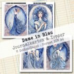 Dame in Blau, Journal Karten, 11 Seiten [Digital] – Bild 7