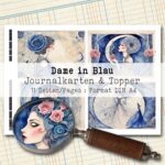 Dame in Blau, Journal Karten, 11 Seiten [Digital] – Bild 2