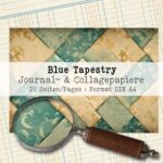 Blue Tapestry, Journal- & Collagepapiere, 20 Seiten [Digital] – Bild 2