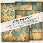 Blue Tapestry, Journal- & Collagepapiere, 20 Seiten [Digital] – Bild 7
