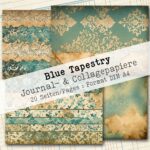 Blue Tapestry, Journal- & Collagepapiere, 20 Seiten [Digital] – Bild 6