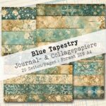 Blue Tapestry, Journal- & Collagepapiere, 20 Seiten [Digital] – Bild 5