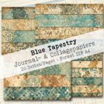 Blue Tapestry, Journal- & Collagepapiere, 20 Seiten [Digital] – Bild 4