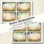 Bunte Blumenwiese, Journalkarten, 8 Seiten [Digital] – Bild 6