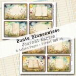 Bunte Blumenwiese, Journalkarten, 8 Seiten [Digital] – Bild 5