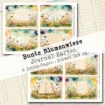 Bunte Blumenwiese, Journalkarten, 8 Seiten [Digital] – Bild 3
