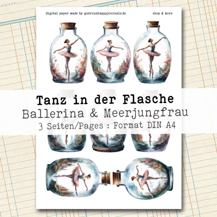 Tanz in der Flasche, Dekorationen, 3 Seiten [Digital] – Bild 5