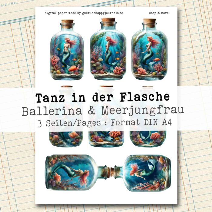 Tanz in der Flasche, Dekorationen, 3 Seiten [Digital] – Bild 4