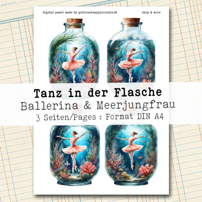 Tanz in der Flasche, Dekorationen, 3 Seiten [Digital] – Bild 3