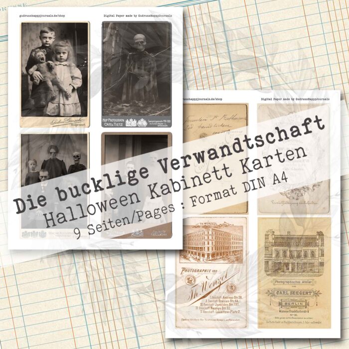 Halloween Kabinettkarten, Bundle, 17 Seiten [Digital] – Bild 7
