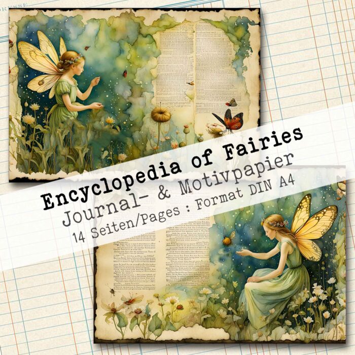 Enzyklopädie der Feen, Journal- & Motivpapier, 14 Seiten [Digital] – Bild 8