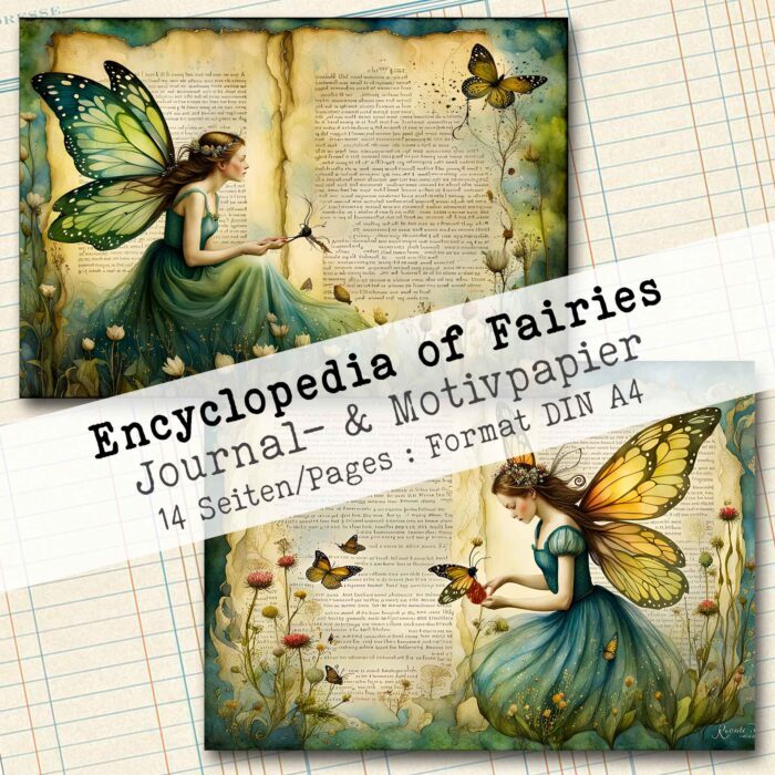 Enzyklopädie der Feen, Journal- & Motivpapier, 14 Seiten [Digital] – Bild 6