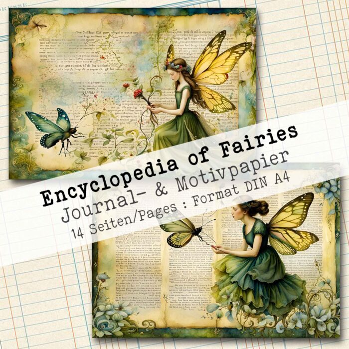 Enzyklopädie der Feen, Journal- & Motivpapier, 14 Seiten [Digital] – Bild 5