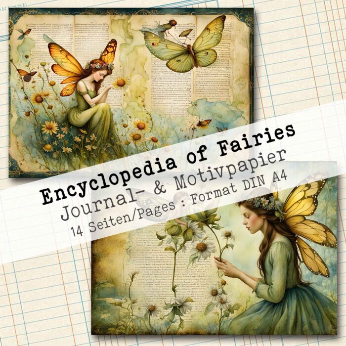 Enzyklopädie der Feen, Journal- & Motivpapier, 14 Seiten [Digital] – Bild 3