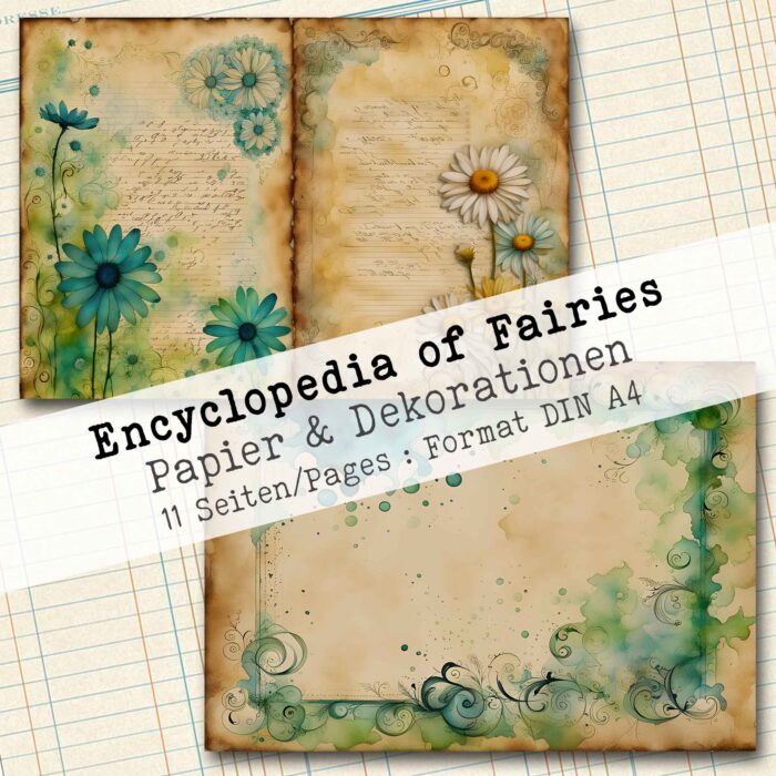 Enzyklopädie der Feen, Papier & Dekorationen, 11 Seiten [Digital] – Bild 7
