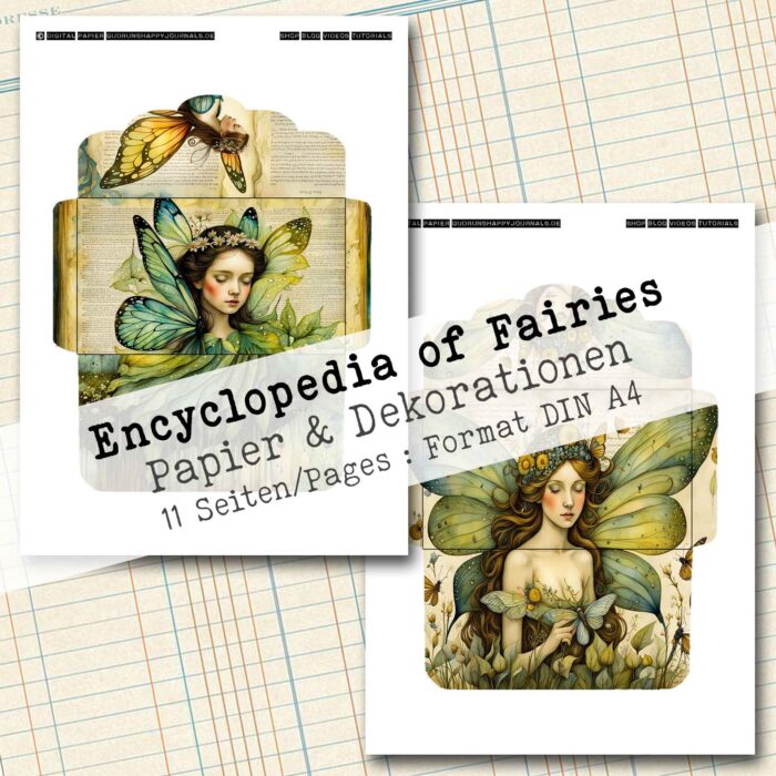 Enzyklopädie der Feen, Papier & Dekorationen, 11 Seiten [Digital] – Bild 4