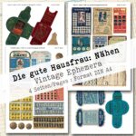 Die gute Hausfrau: Nähen, Ephemera, 4 Seiten [Digital]