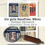 Die gute Hausfrau: Nähen, Ephemera, 4 Seiten [Digital] – Bild 2