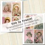 Französische Vintage Grußkarten, 14 Seiten [Digital] – Bild 6