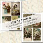 Französische Vintage Grußkarten, 14 Seiten [Digital] – Bild 5