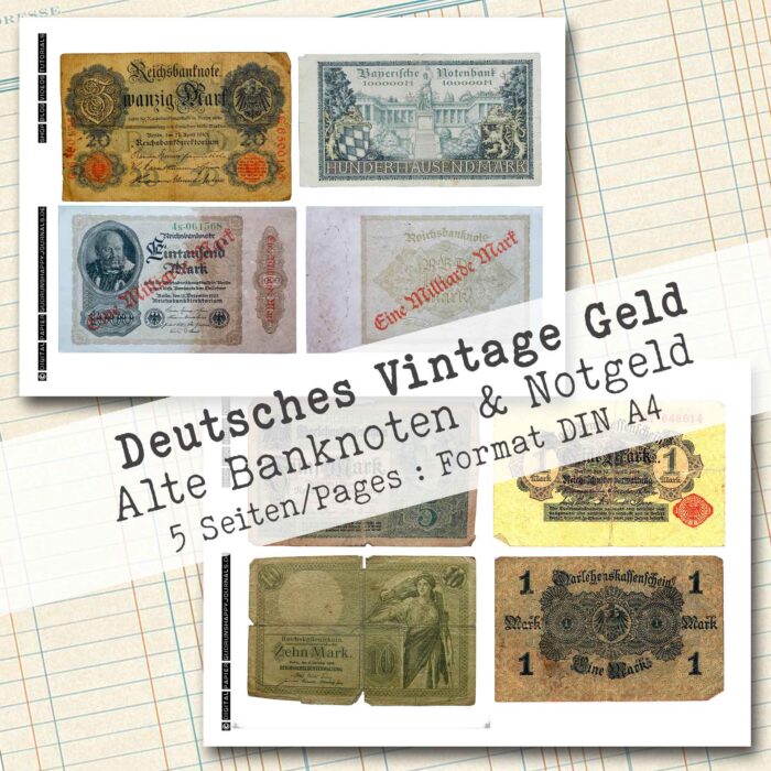 Deutsches Vintage Geld, 5 Seiten [Digital] – Bild 4