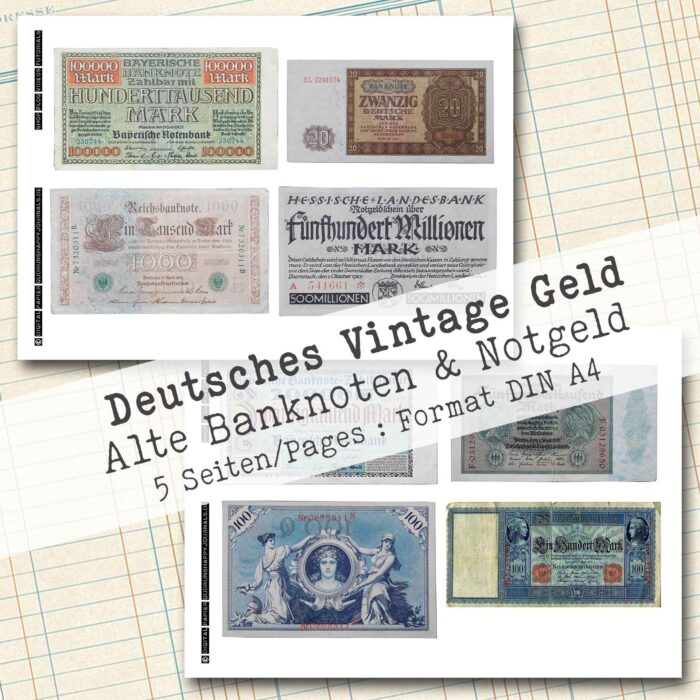 Deutsches Vintage Geld, 5 Seiten [Digital] – Bild 3