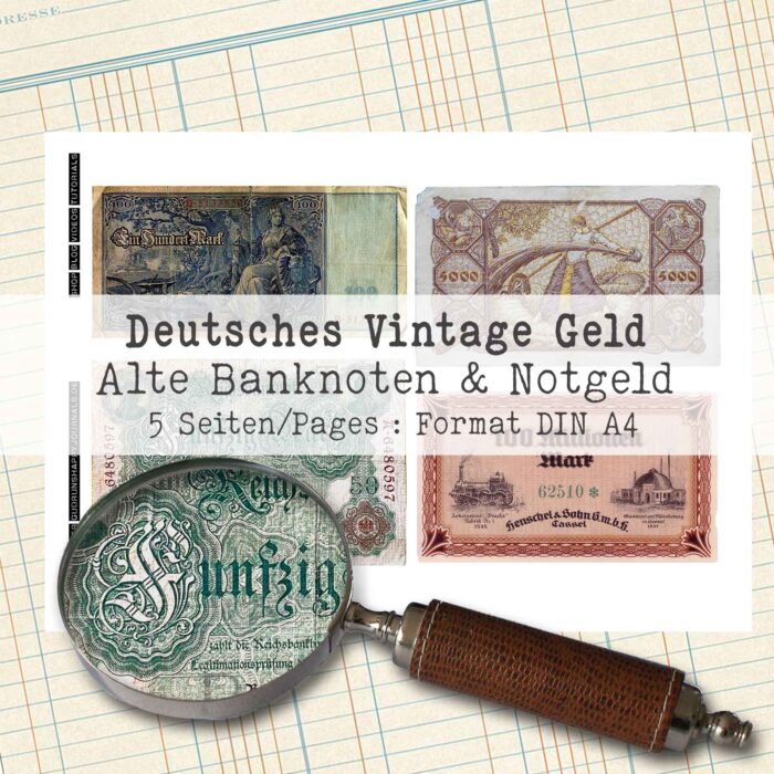 Deutsches Vintage Geld, 5 Seiten [Digital] – Bild 2