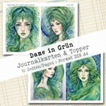Dame in Grün, Journal Karten, 10 Seiten [Digital] – Bild 7