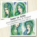 Dame in Grün, Journal Karten, 10 Seiten [Digital] – Bild 6