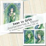 Dame in Grün, Journal Karten, 10 Seiten [Digital] – Bild 3