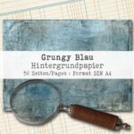 Grungy Blau, Hintergrundpapier, 50 Seiten [Digital] – Bild 2