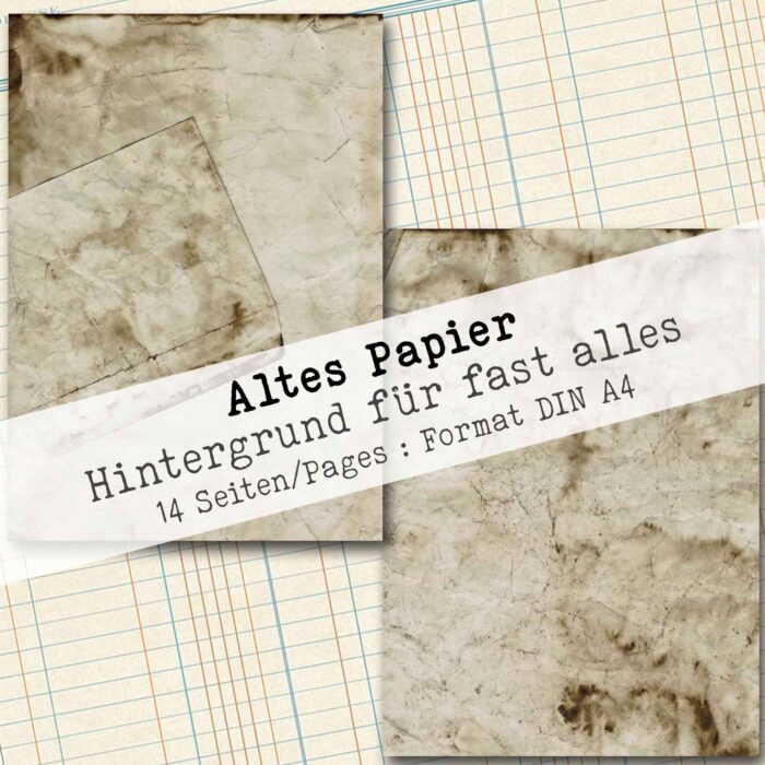 Grungy Papiere, 14 Seiten [Digital] – Bild 4