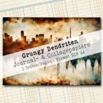 Grungy Dendriten, Hintergrund- & Collagepapier, 10 Seiten + Bonus [Digital] – Bild 8