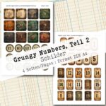 Grungy Numbers, Schilder Teil 2, 4 Seiten [Digital] – Bild 3