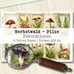 Herbstwald - Pilze, Dekorationen, 8 Seiten [Digital] – Bild 2