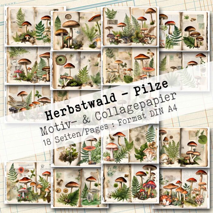 Herbstwald - Pilze, Bundle, 26 Seiten [Digital] – Bild 2